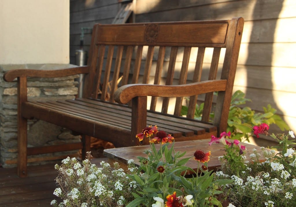 Front porch of the Garden Gate cottage