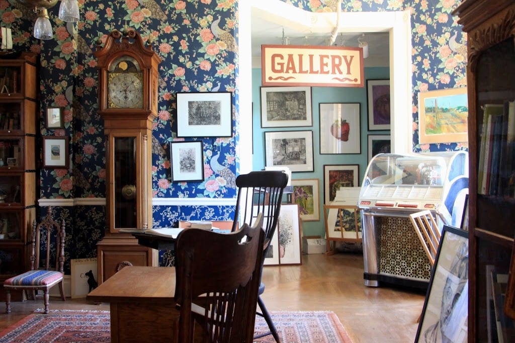 Parlor and gallery of the Swan Levine House