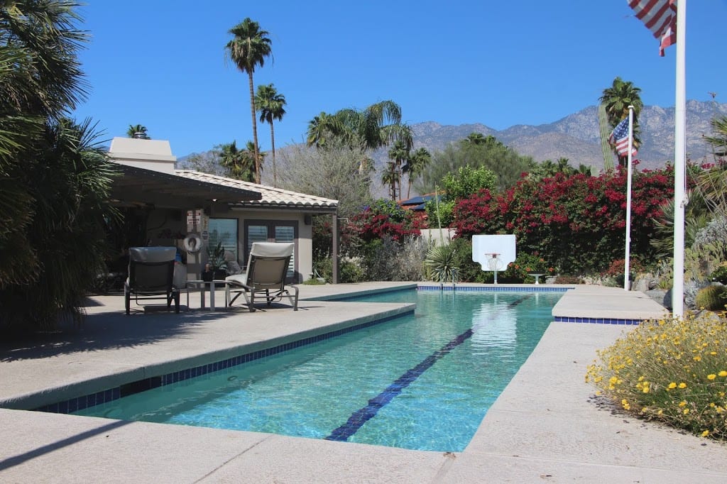 Lap pool at Las Fuentes Inn & Gardens