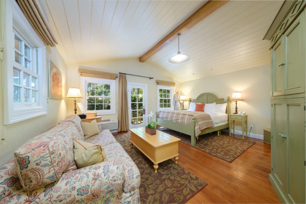 Interior of one of The Cottages of Napa Valley