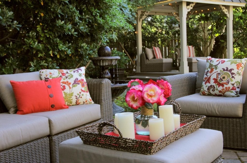 Garden patio at the Inn on Randolph