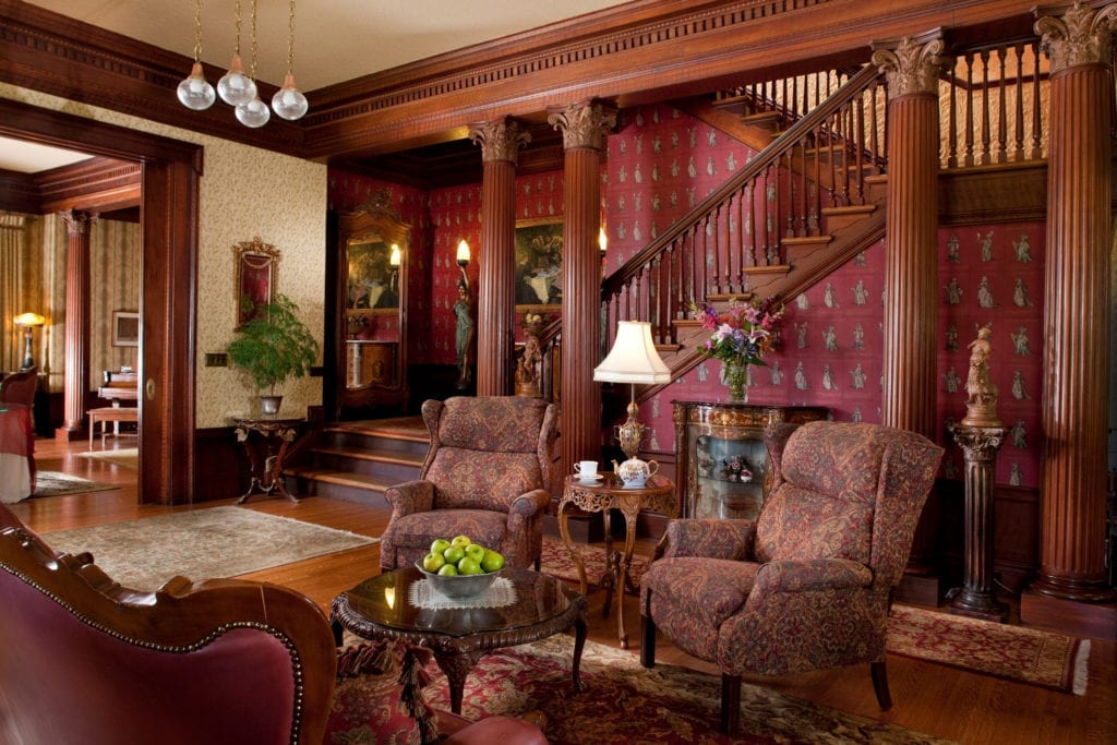 Front parlor of Churchill Manor