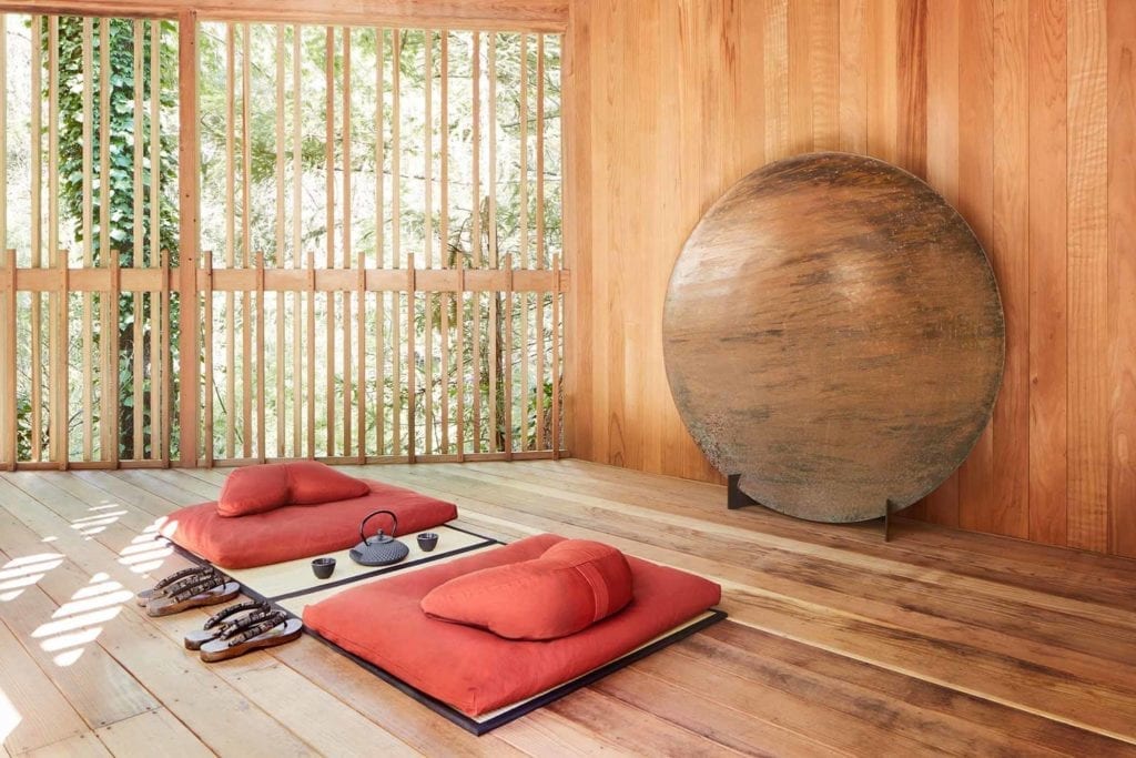 Meditation alcove at Gaige House + Ryokan
