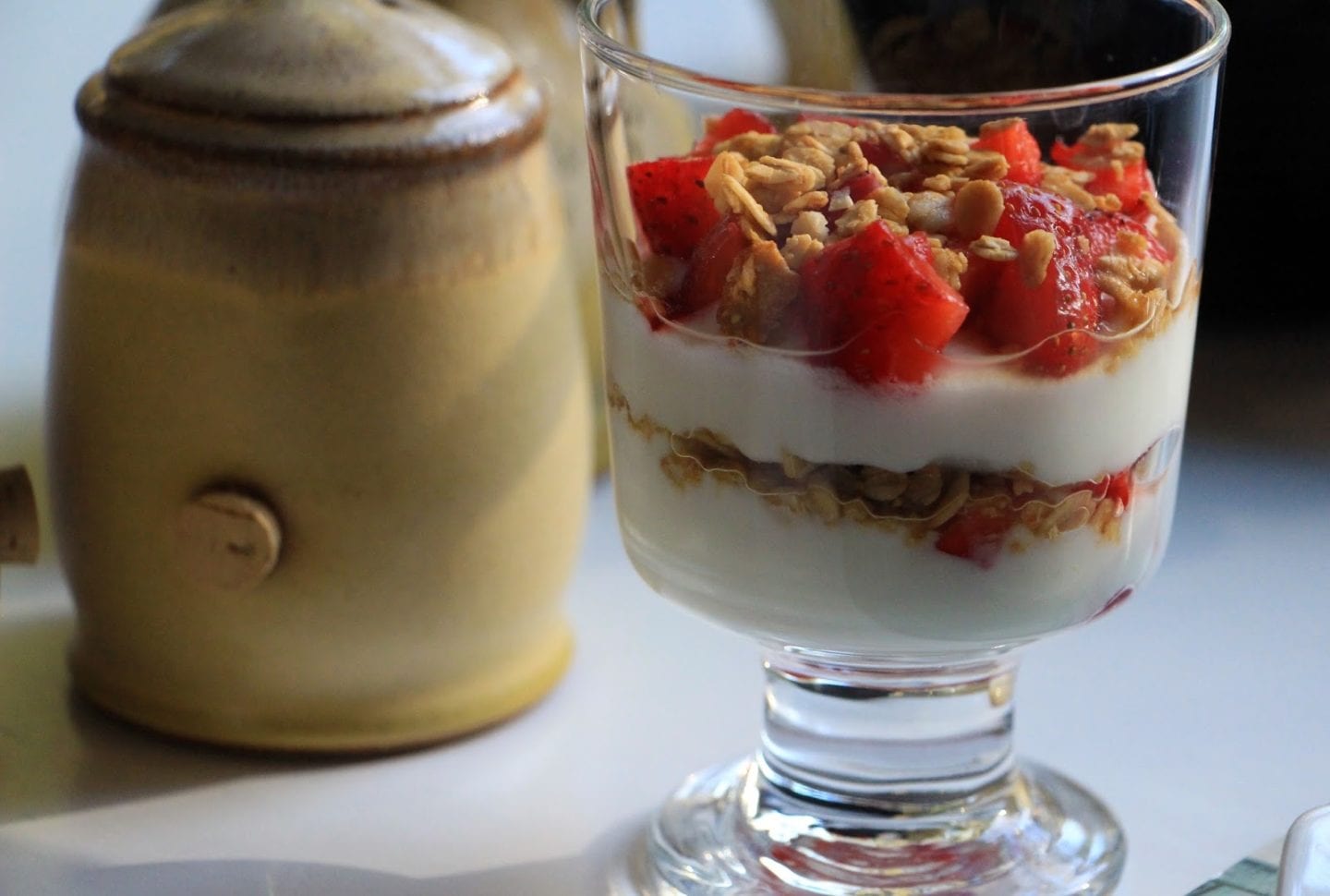 Lucinda's Country Inn's Strawberry Yogurt Parfait