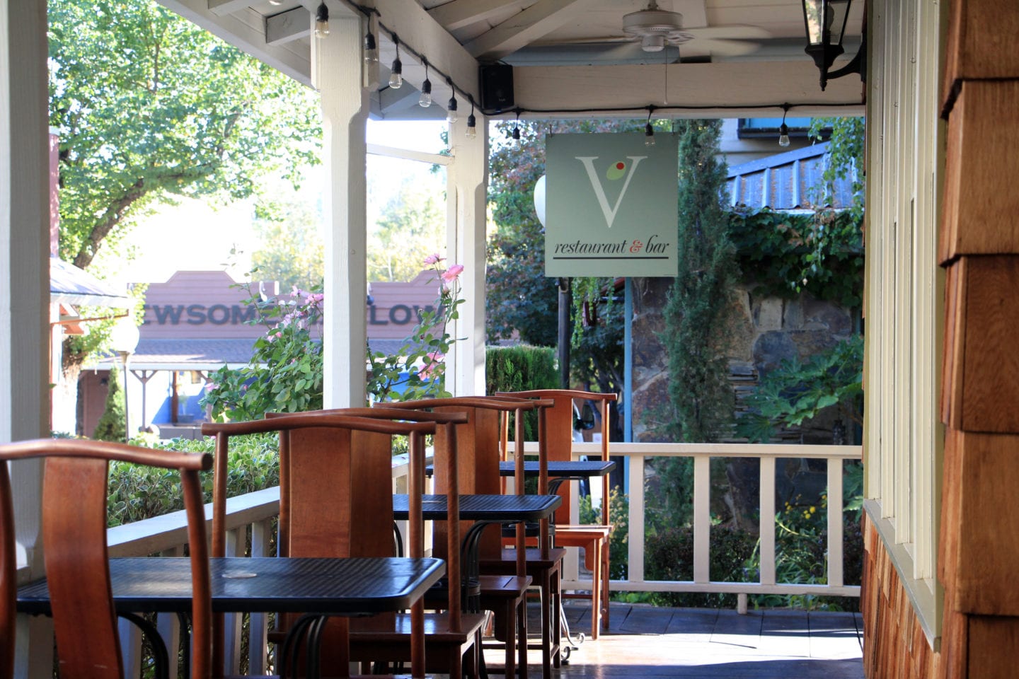 Porch of The Victoria Inn