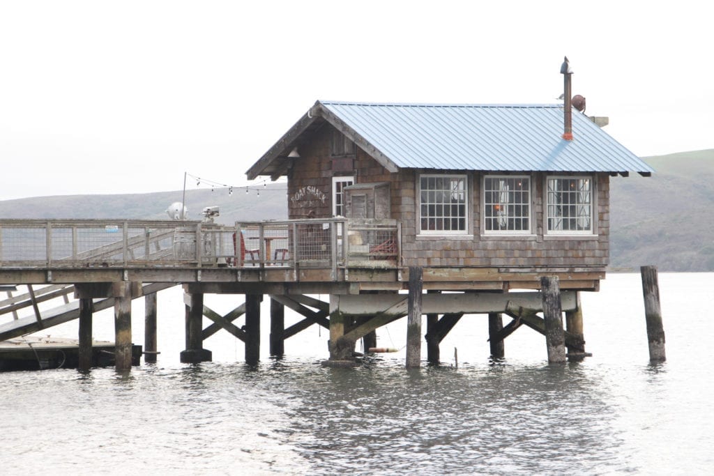 Boat shack at Nick's Cove