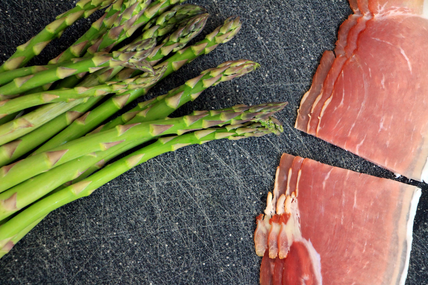 asparagus and prosciutto