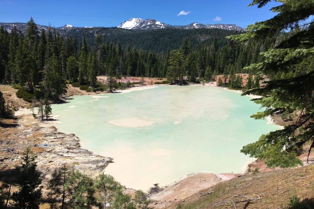 Boiling Springs Lake at Lassen Volcanic National Park