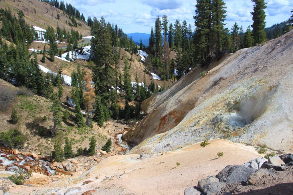 Sulphur Works at Lassen Volcanic National Park