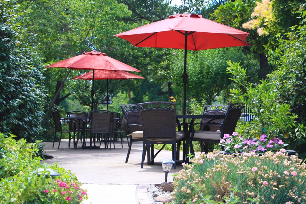 Goodman House patio