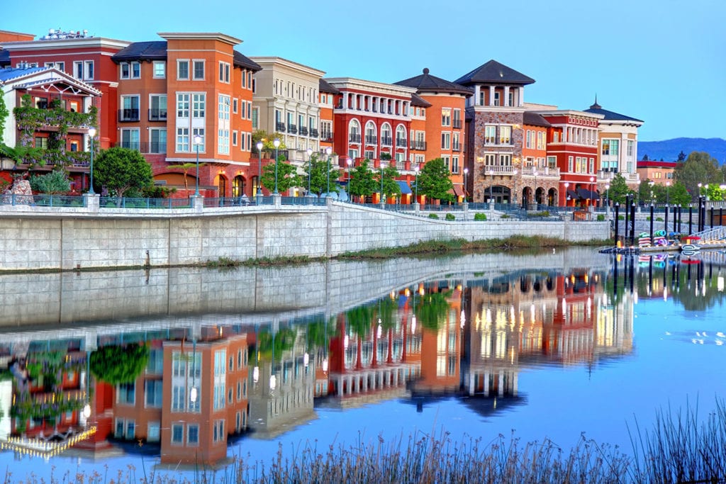 Downtown Napa and the Napa River