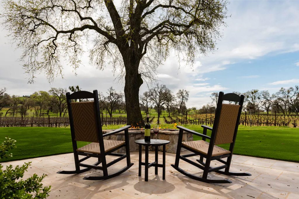 Vineyard views at the Grand Reserve Inn