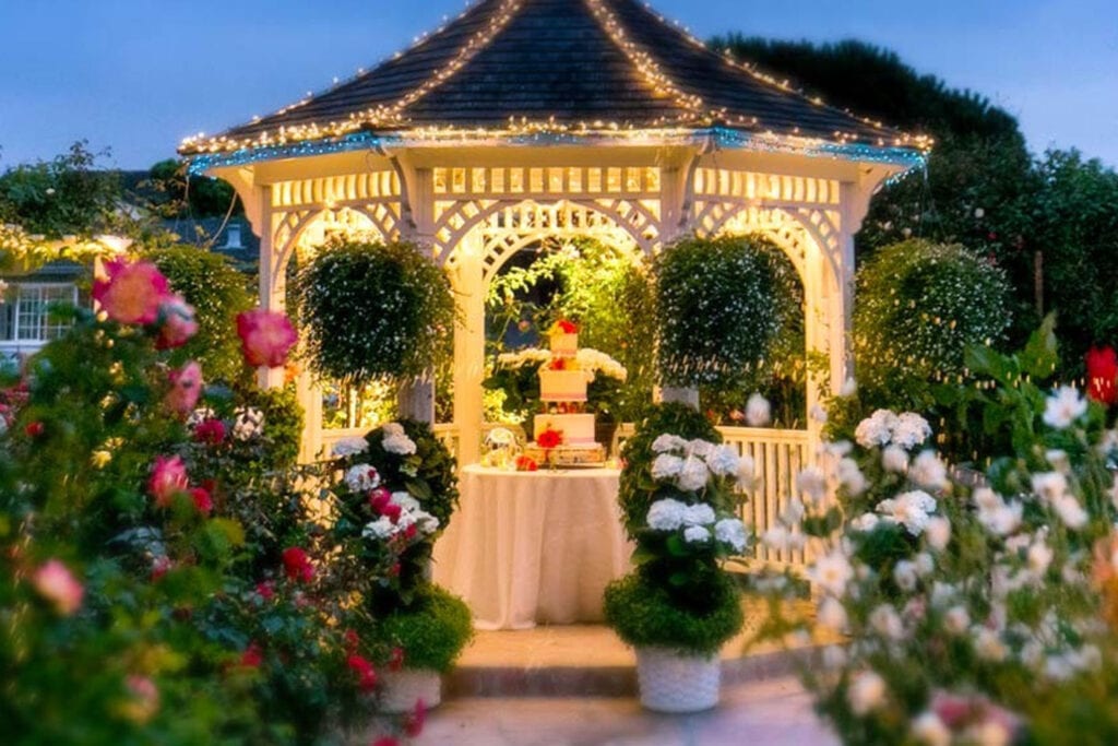 Mill Rose Inn wedding gazebo