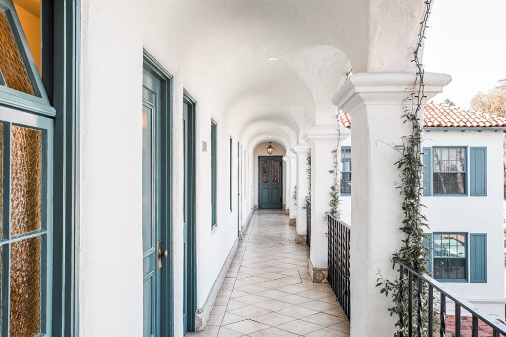 Breezeway of the Montecito Inn