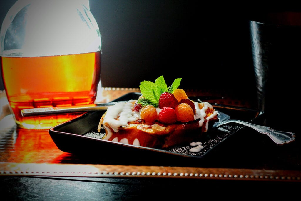 Amaretto French toast from Goodman House Bed & Breakfast