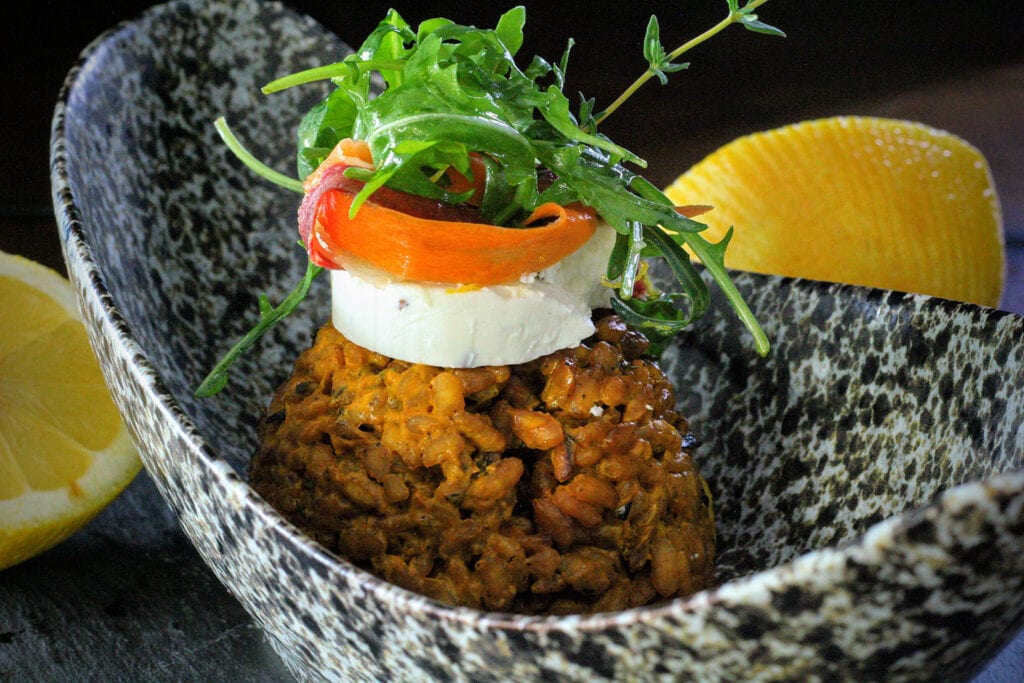 Hotel Cerro's Truffle Carrot Risotto