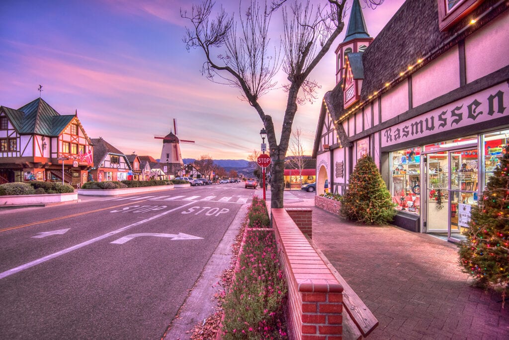 Solvang at the holidays