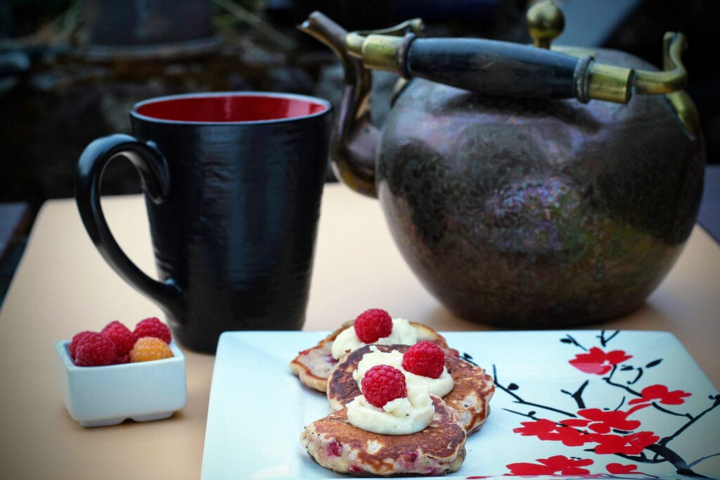 The Bissell House’s Raspberry Pikelets with Mascarpone