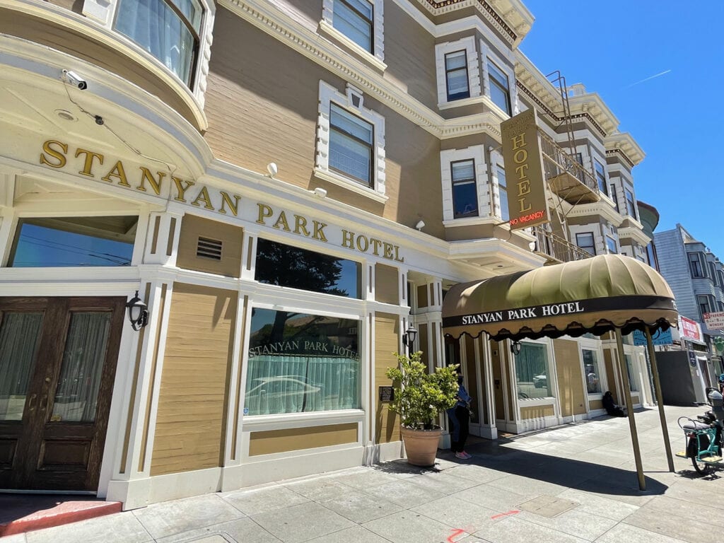 stanyan park hotel history