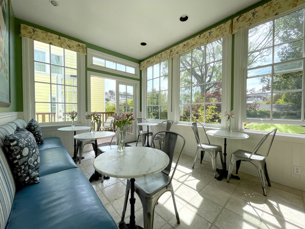 Sunroom of the Parker Guest House