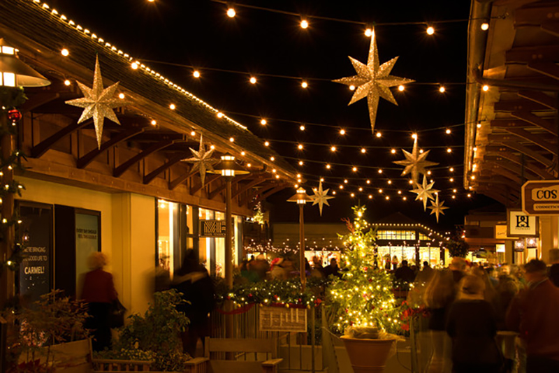 Carmel-by-the-Sea at the holidays