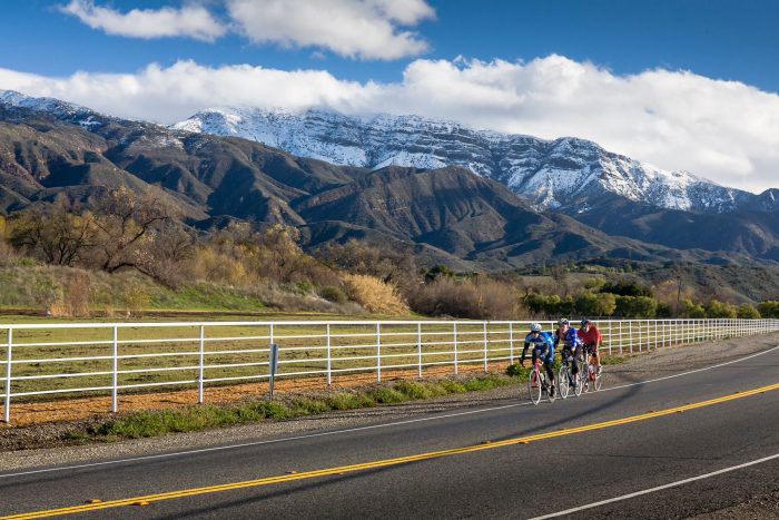 Cycling near Ojai