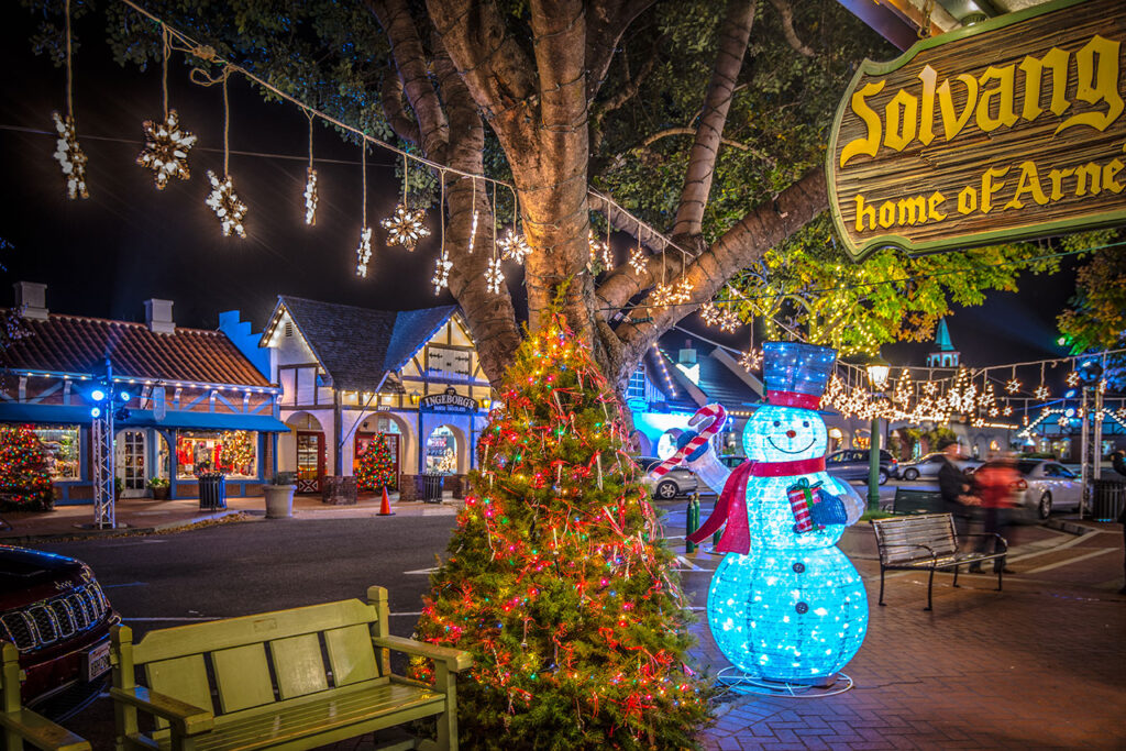 Solvang at the holidays