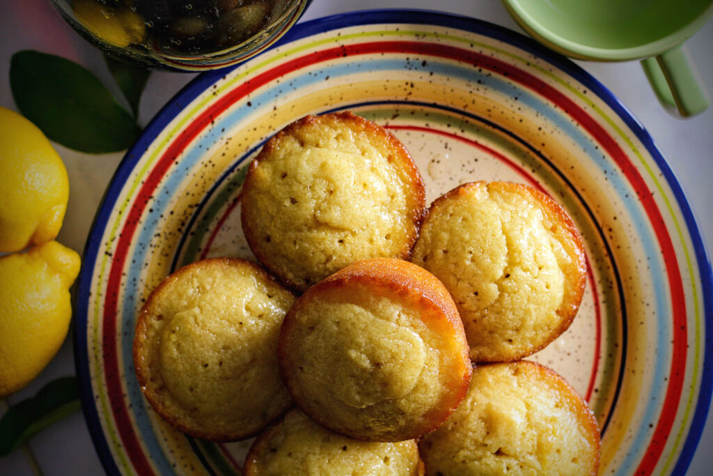 Hennessey House lemon pound cake muffins