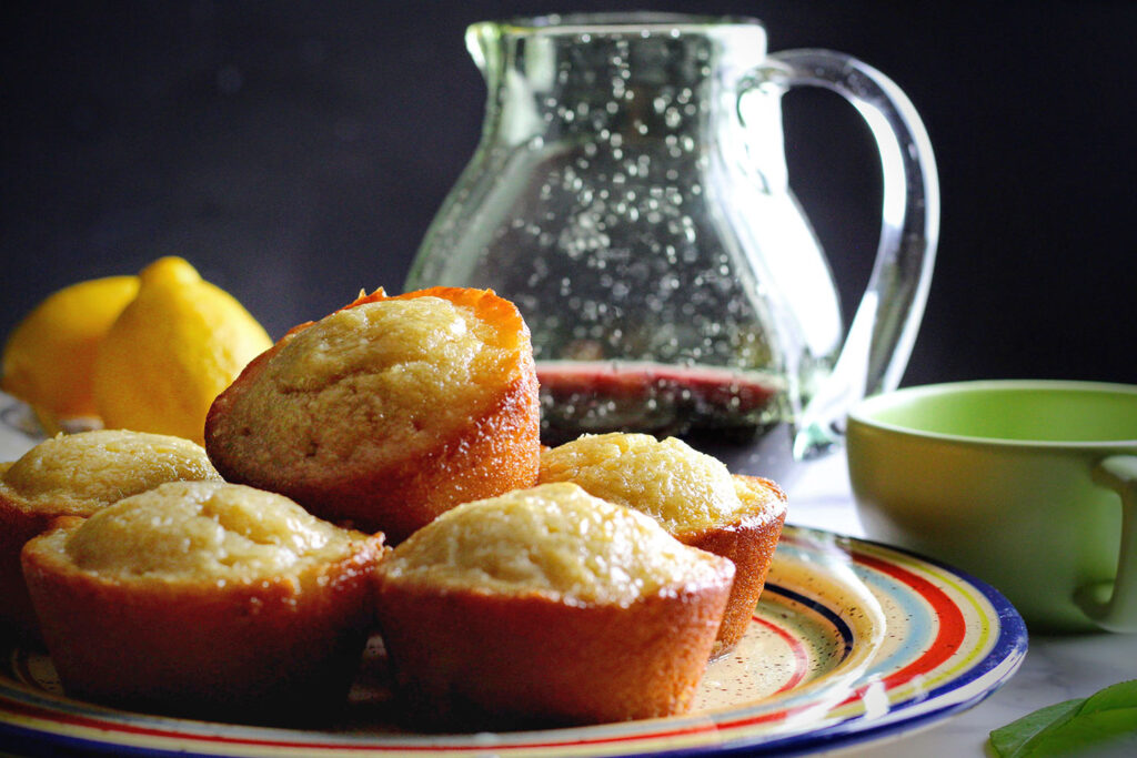 Hennessey House lemon pound cake muffins