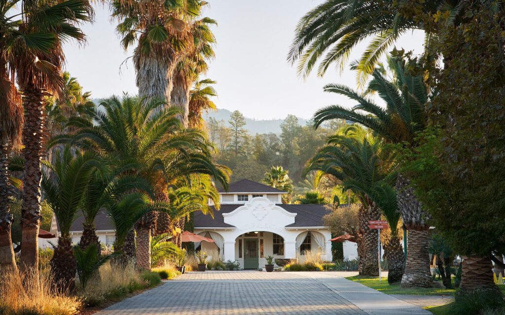 Bathhouse at Indian Springs in Calistoga