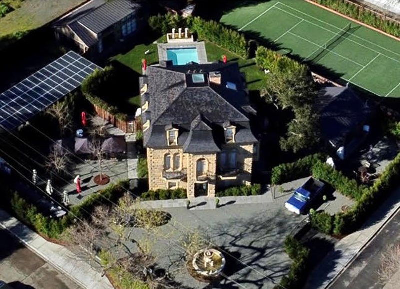 Aerial view of The Francis House