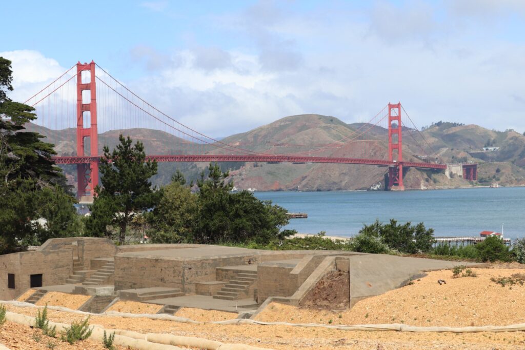 Newly reopened Battery Bluff at The Presidio
