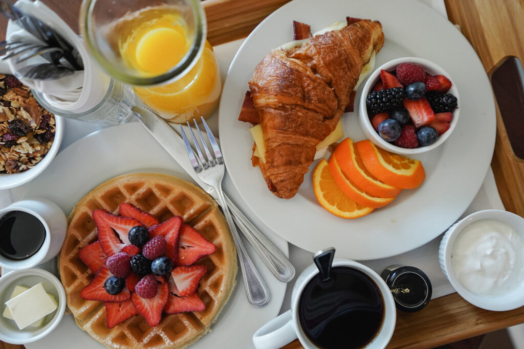 Breakfast at the Milliken Creek Inn