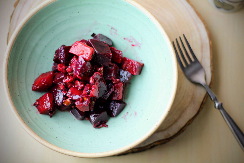 Rainbow Beet Salad from Brewery Gulch Inn