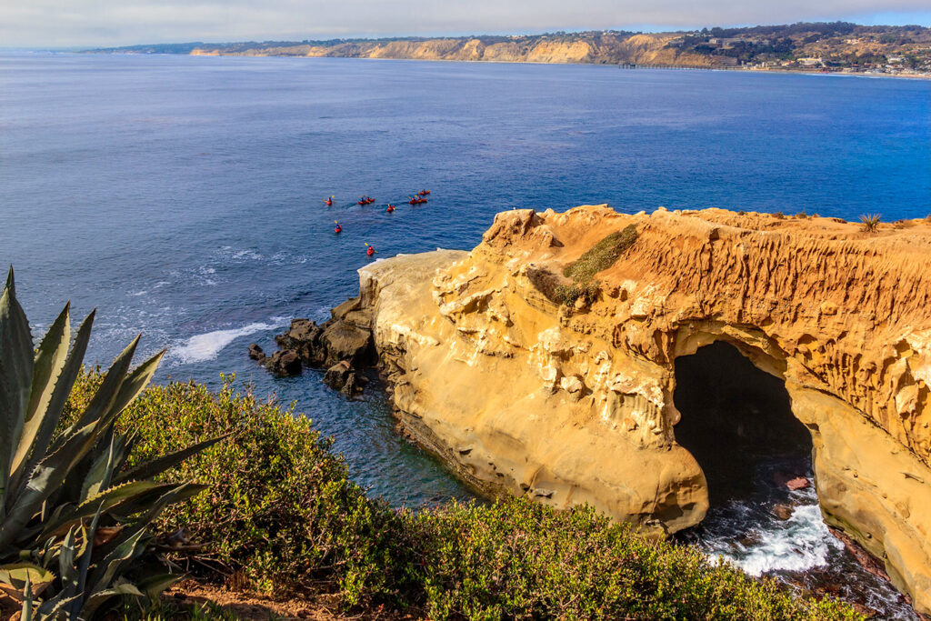 Kayaking at La Jolla Cove