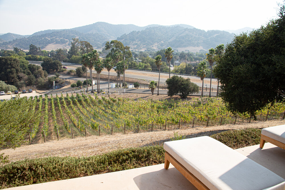 Superior guest room with vineyard views at Skyview Los Alamos