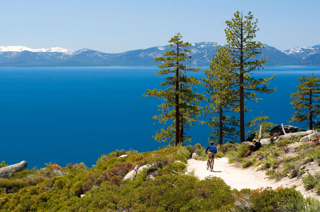 Mountain biking in Lake Tahoe
