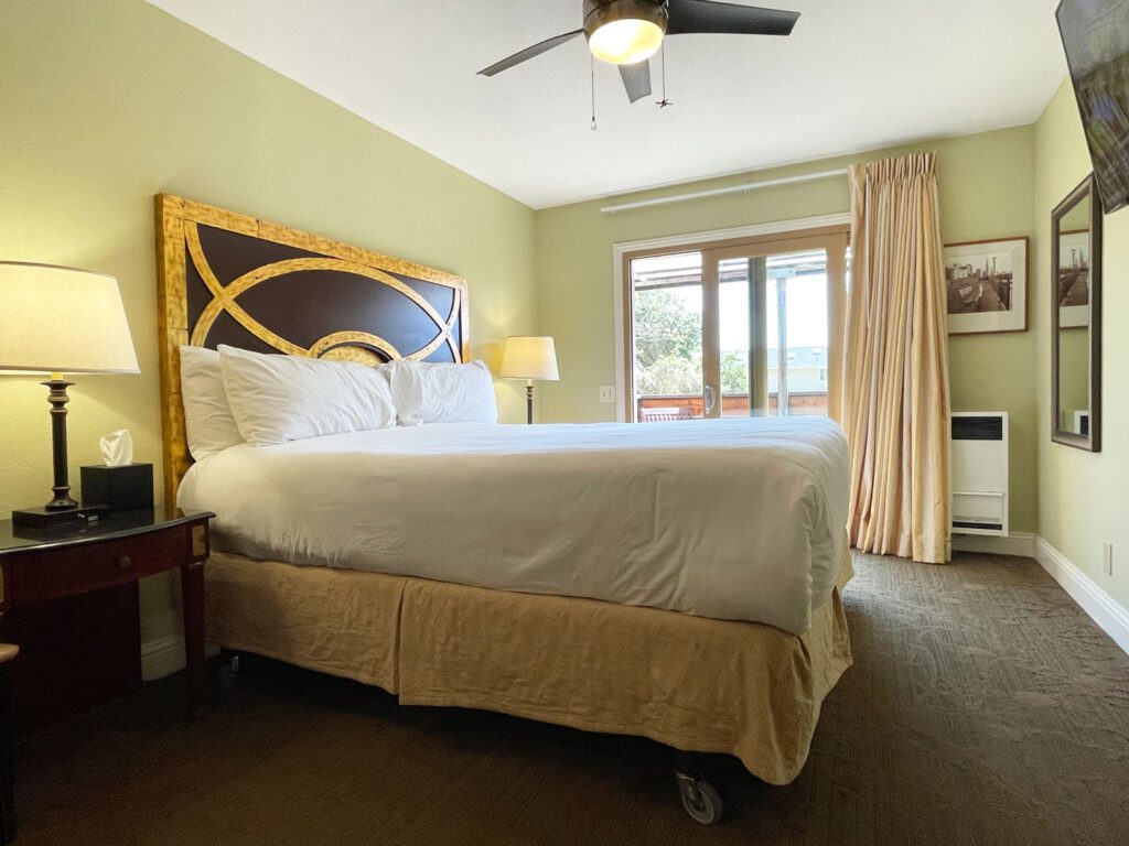 Guest room at the Bodega Bay Inn