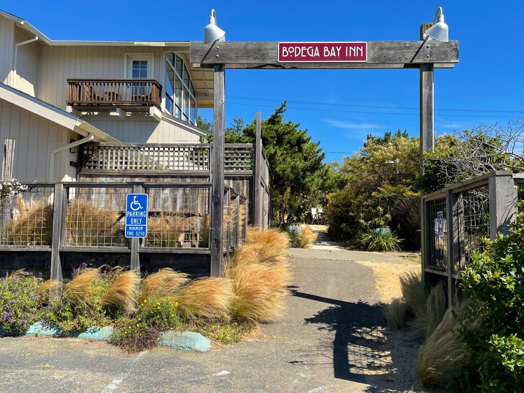 Entrance to Bodega Bay Inn