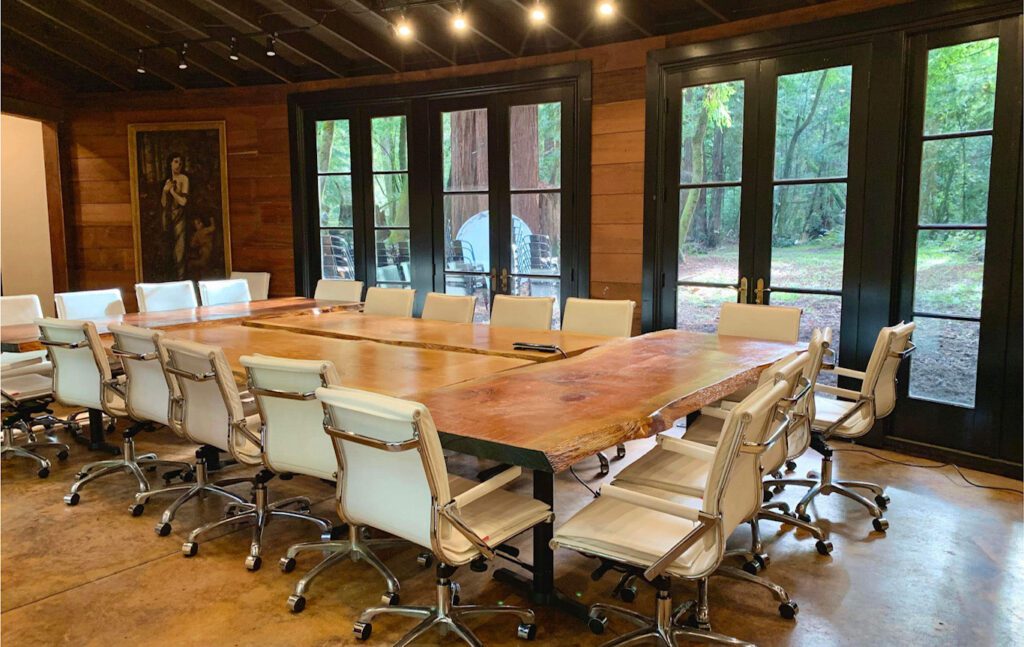 Conference room at The Madrones