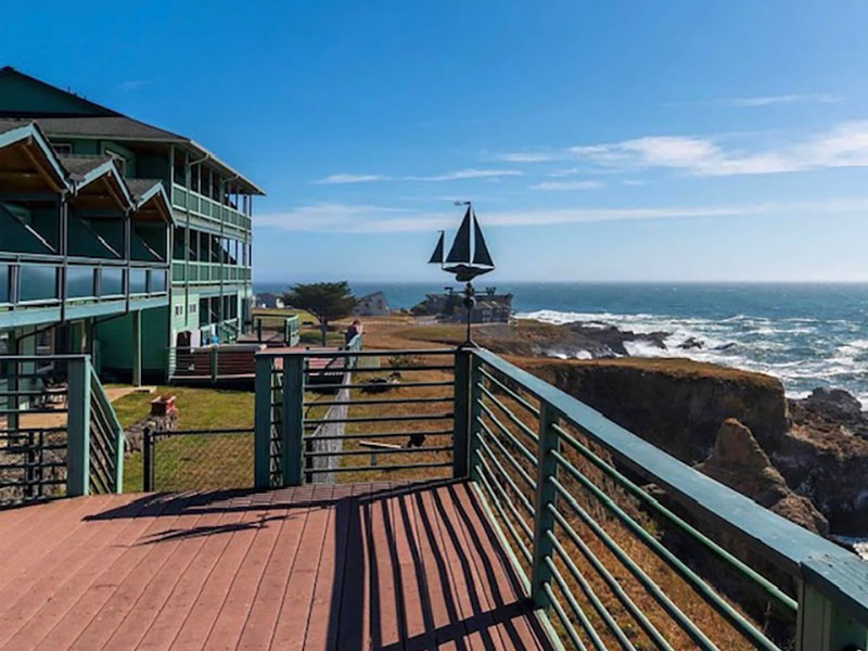 Inn of the Lost Coast deck