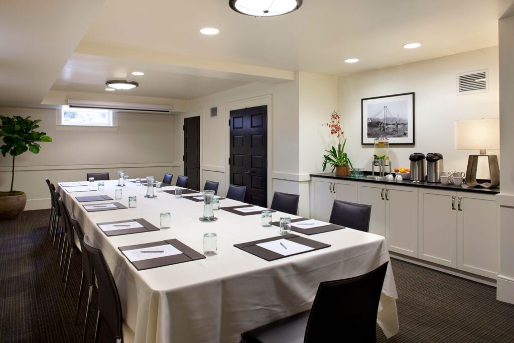 Meeting room at the Inn at the Presidio