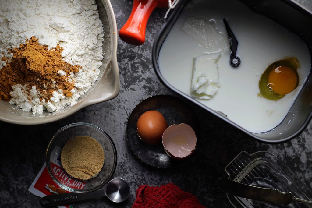 Bread machine ingredients for cinnamon sugar bread