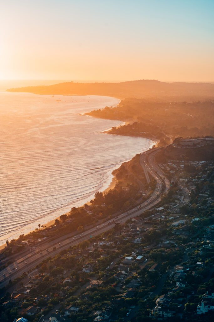 Aerial view of Summerland