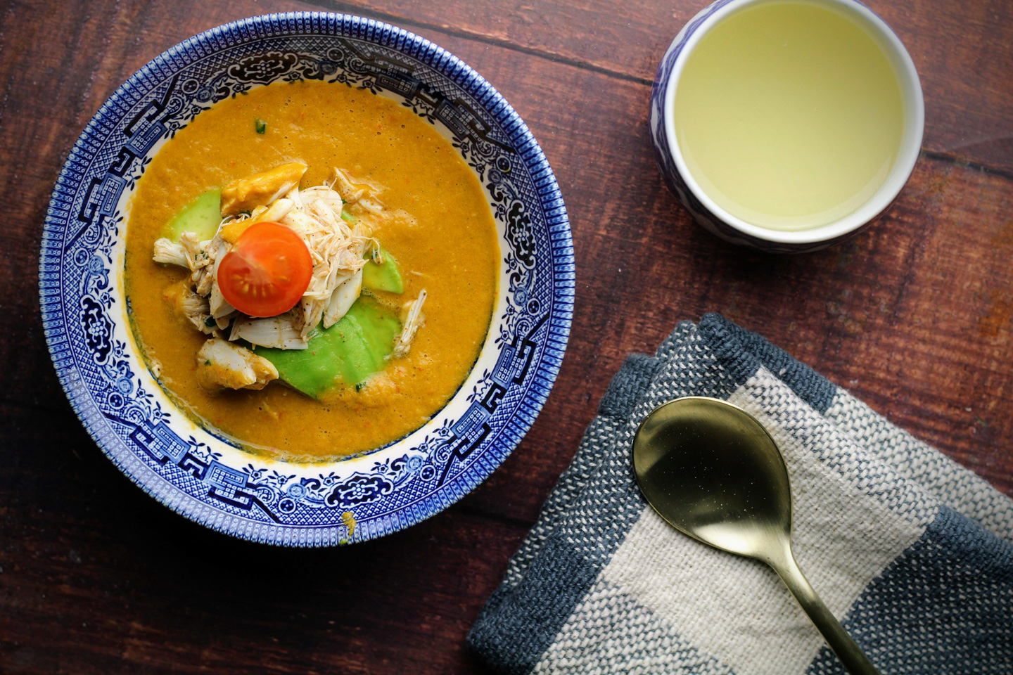 Chilled Crab Gazpacho from Montecito Inn CABBI