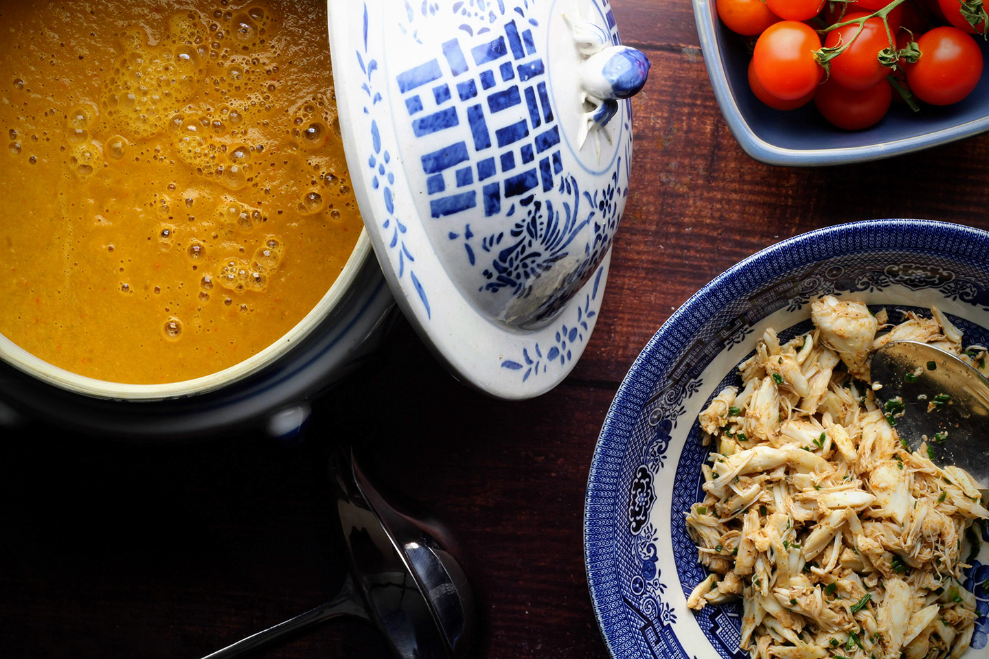 Chilled Crab Gazpacho from Montecito Inn CABBI