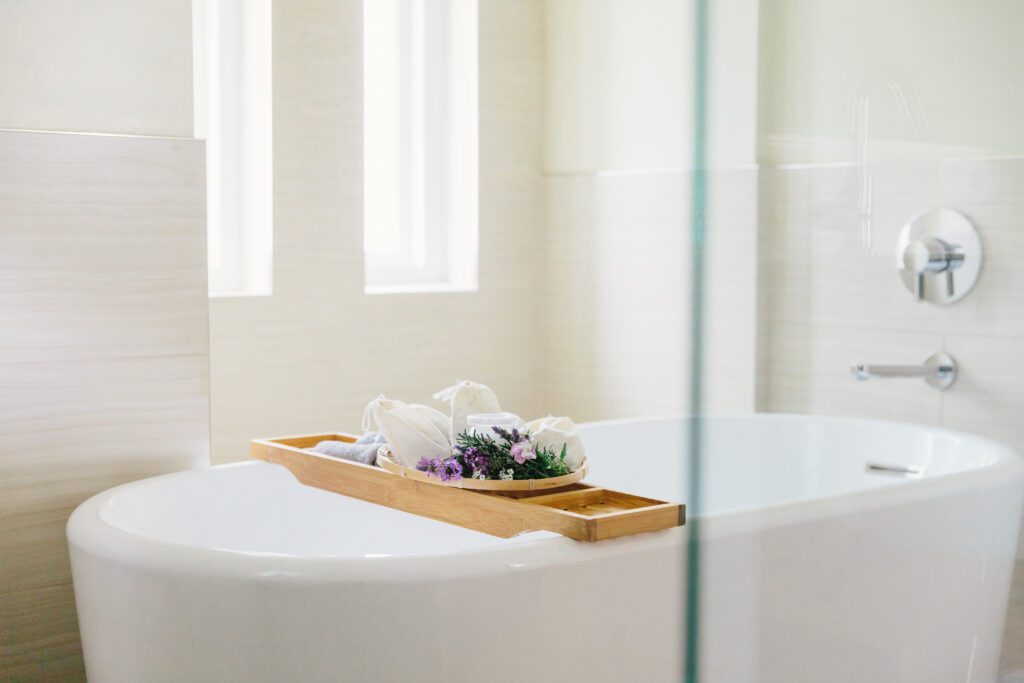 Bath ritual at Inn at Moonlight Beach