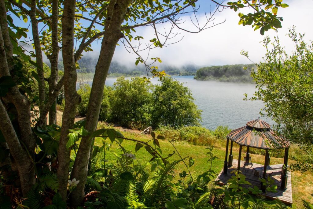 View of the Klamath River from Historic Requa Inn