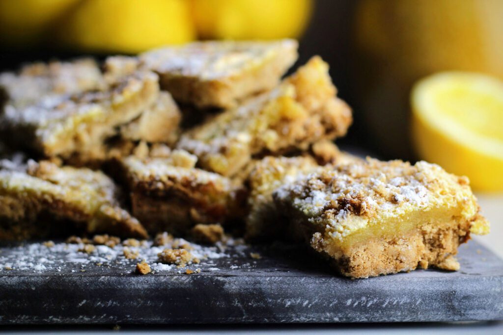 Lemon bars from Alegria Oceanfront Inn