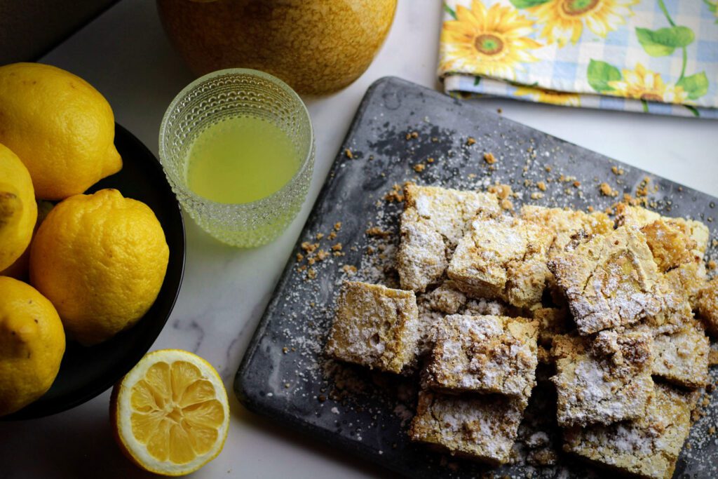 Lemon bars from Alegria Oceanfront Inn